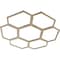 Ekena Millwork Florin Wood Fretwork Pierced Ceiling Medallion, Birch, 24"OD x 10 1/4"ID x 1/4"T CMWP24X24X0250FOBI - alternate 3